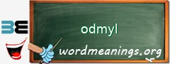 WordMeaning blackboard for odmyl